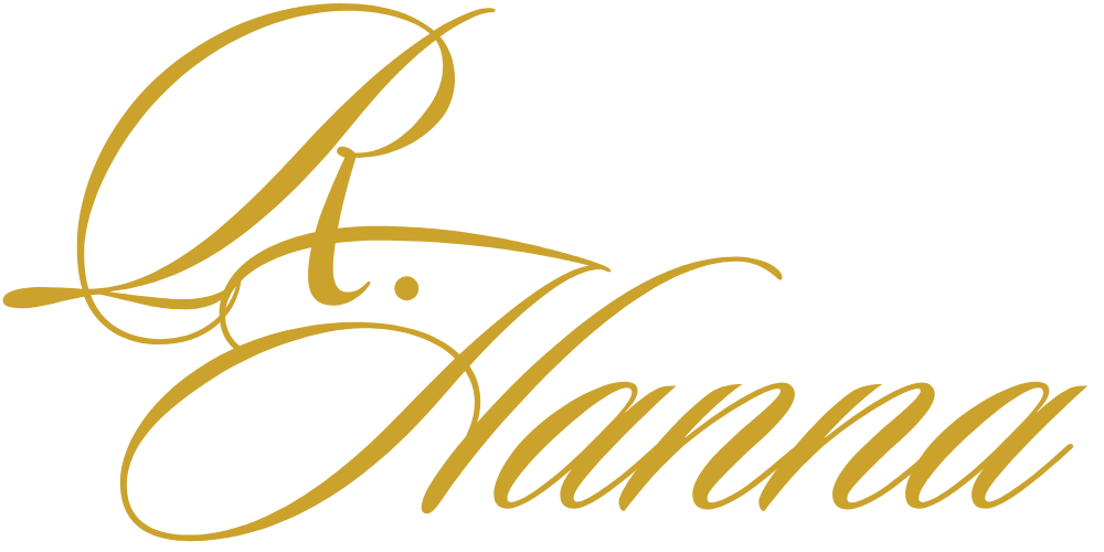 Golden handwritten signature of R. Hanna – Founder of The Digitized Botanica